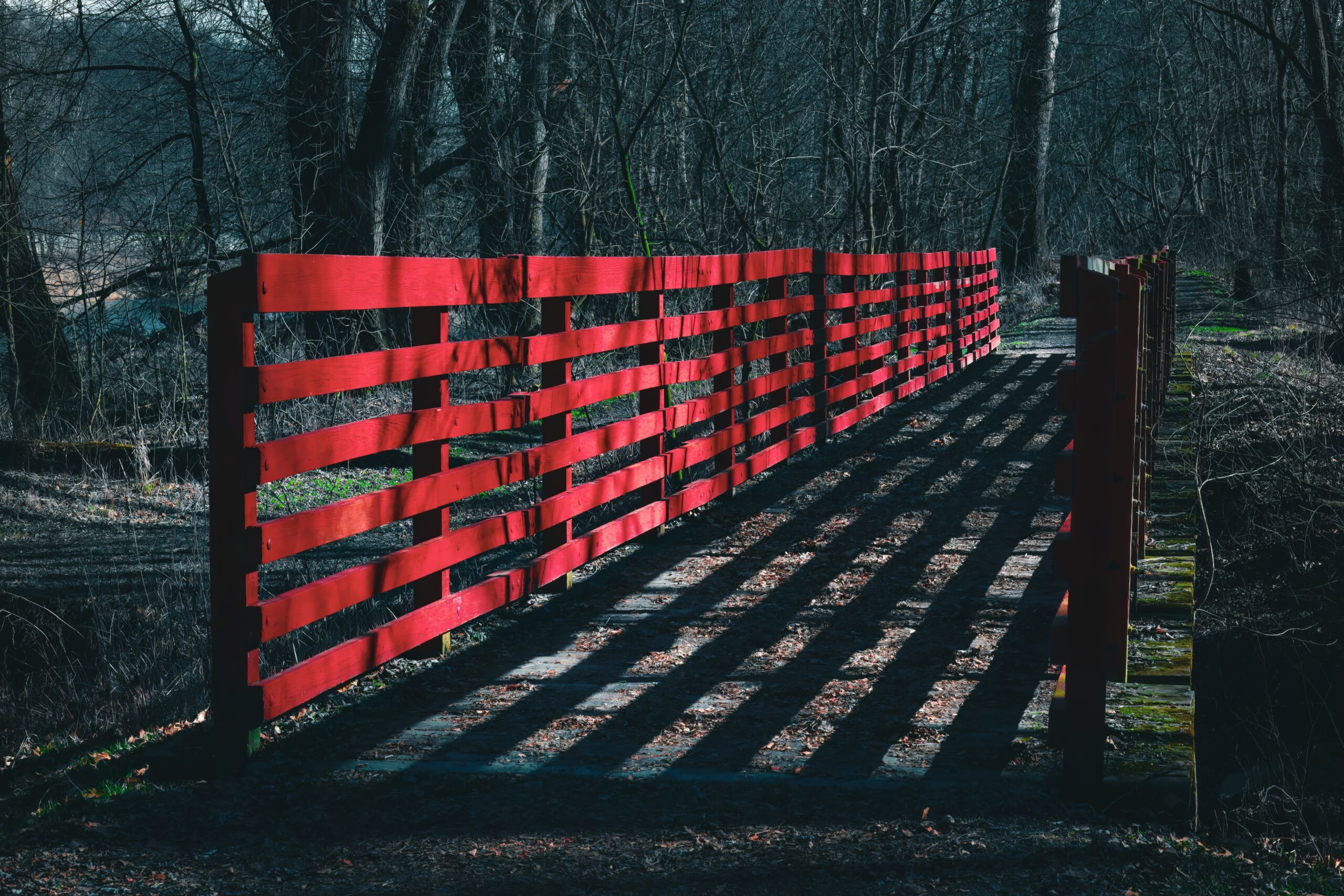 Towpath Red Bridge – Zoar, Ohio